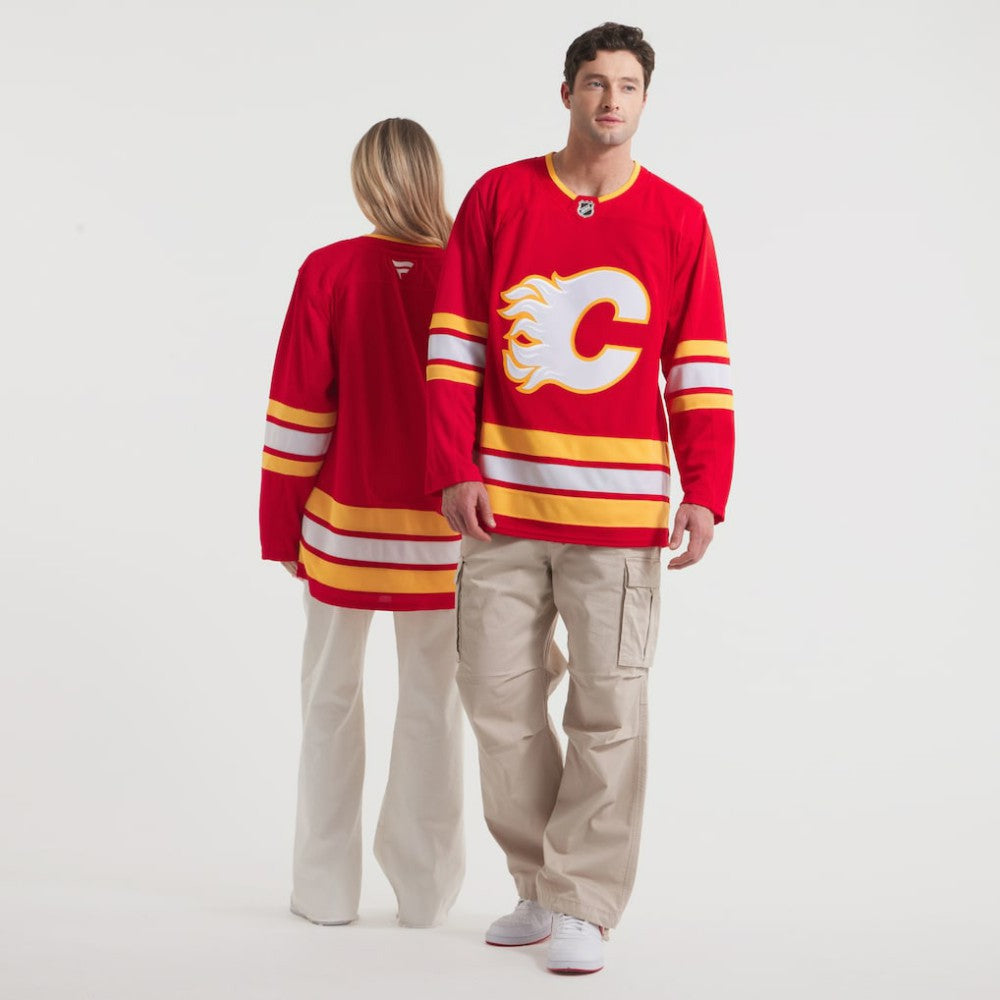 Calgary Flames Fanatics Home Premium Jersey -  NHL Jerseys