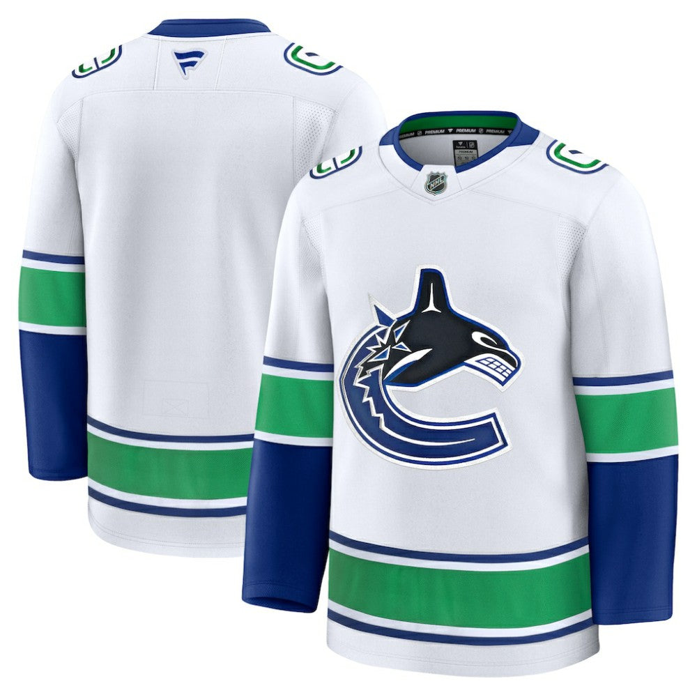 Vancouver Canucks Fanatics Away Premium Jersey -  NHL Jerseys