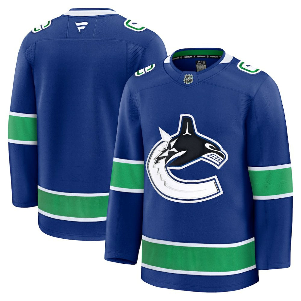 Vancouver Canucks Fanatics Home Premium Jersey -  NHL Jerseys