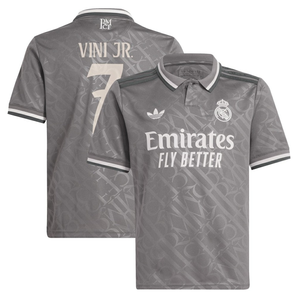 Vini Jr. Real Madrid Originals Youth 2024/25 Third Replica Player Jersey