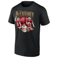 San Francisco 49ers Christian McCaffrey  Notorious Player Graphic T-Shirt | NFL Discount