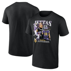 Minnesota Vikings Justin Jefferson  Notorious Player Graphic T-Shirt | NFL Online