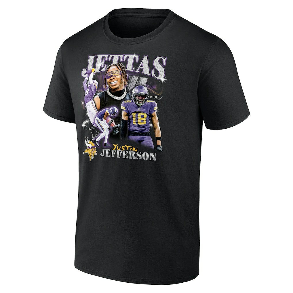 Minnesota Vikings Justin Jefferson  Notorious Player Graphic T-Shirt | NFL Online