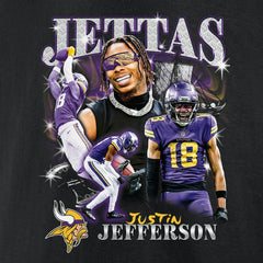 Minnesota Vikings Justin Jefferson  Notorious Player Graphic T-Shirt | NFL Online