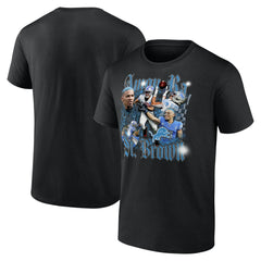 Detroit Lions Amon-Ra St. Brown  Notorious Player Graphic T-Shirt | NFL New