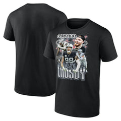 Las Vegas Raiders Maxx Crosby  Notorious Player Graphic T-Shirt | NFL Hot