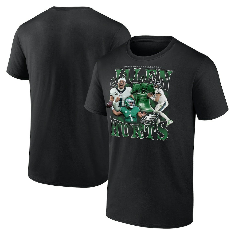 Philadelphia Eagles Jalen Hurts  Notorious Player Graphic T-Shirt | NFL Hot