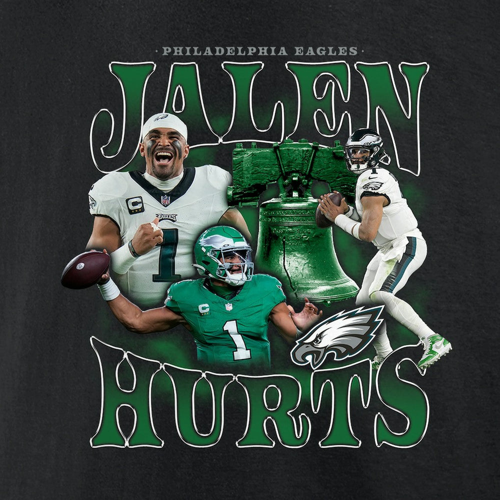 Philadelphia Eagles Jalen Hurts  Notorious Player Graphic T-Shirt | NFL Hot