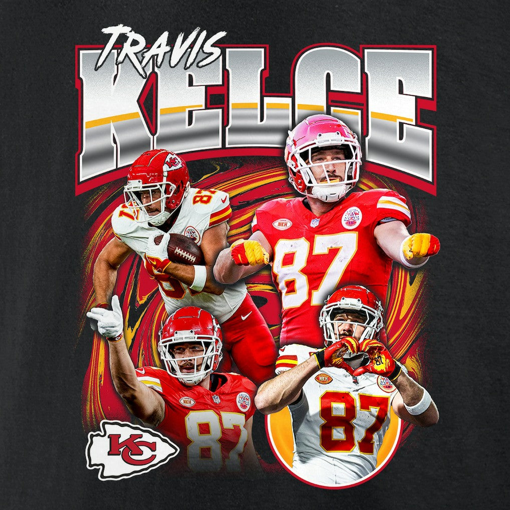 Kansas City Chiefs Travis Kelce  Notorious Player Graphic T-Shirt | NFL Hot