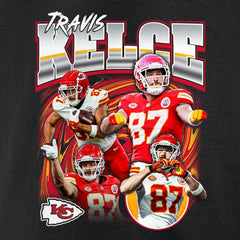 Kansas City Chiefs Travis Kelce  Notorious Player Graphic T-Shirt | NFL Hot