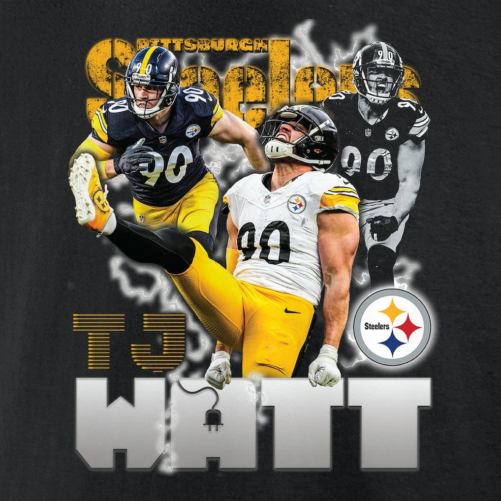 Pittsburgh Steelers T.J. Watt  Notorious Player Graphic T-Shirt | NFL Outlet