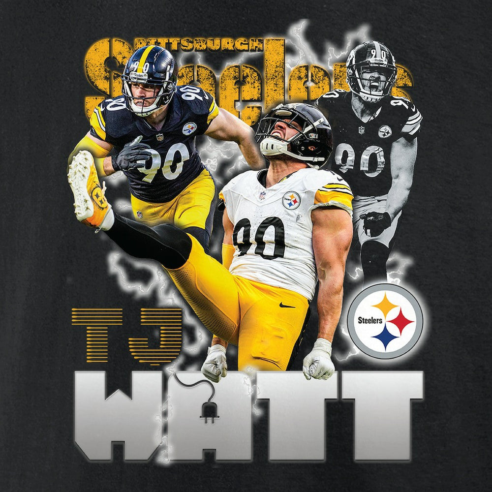 Pittsburgh Steelers T.J. Watt  Notorious Player Graphic T-Shirt | NFL Outlet