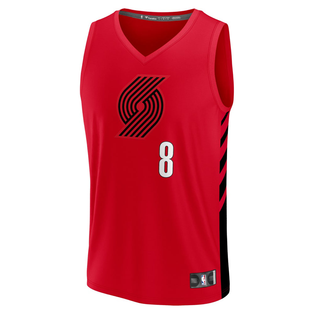 Red Deni Avdija Portland Trail Blazers Fast Break Player Jersey | NBA