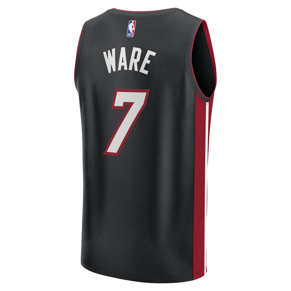 Black Kel'el Ware Miami Heat Fast Break Replica Player Jersey | NBA