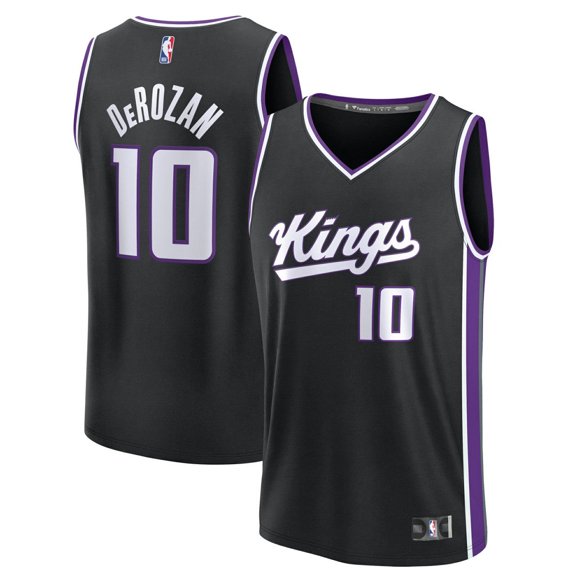 Black DeMar DeRozan Sacramento Kings Fast Break Replica Player Jersey | NBA