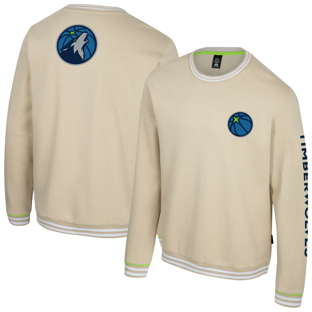 Natural Minnesota Timberwolves Stadium Essentials Unisex Halftime Pullover Sweatshirt | NBA