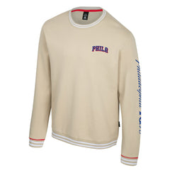 Natural Philadelphia 76ers Stadium Essentials Unisex Halftime Pullover Sweatshirt | NBA