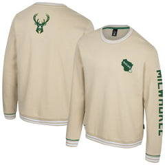 Natural Milwaukee Bucks Stadium Essentials Unisex Halftime Pullover Sweatshirt | NBA