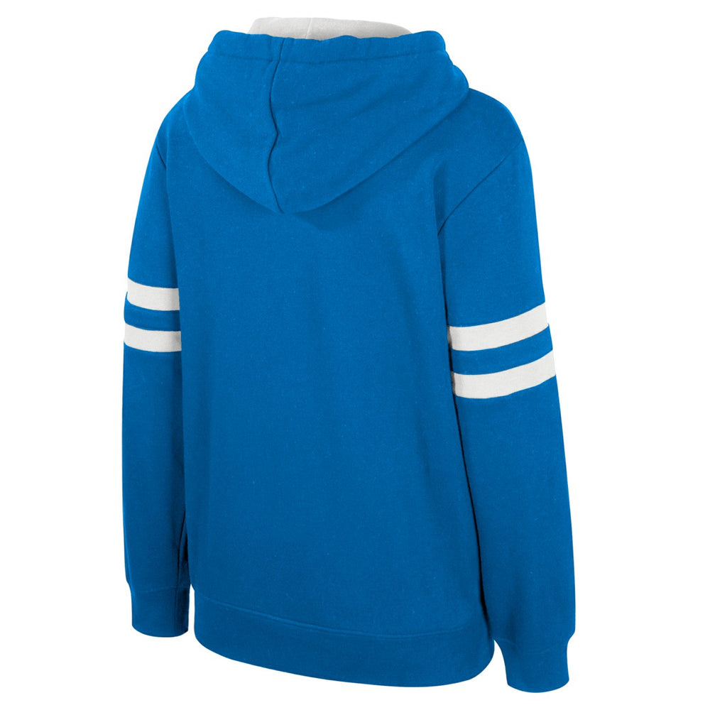 Blue Oklahoma City Thunder Stadium Essentials Women's Road Game Pullover Hoodie | NBA