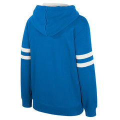 Blue Oklahoma City Thunder Stadium Essentials Women's Road Game Pullover Hoodie | NBA