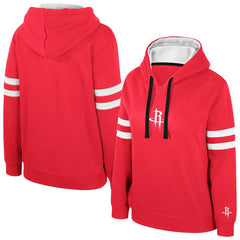 Red Houston Rockets Stadium Essentials Women's Road Game Pullover Hoodie sale | NBA