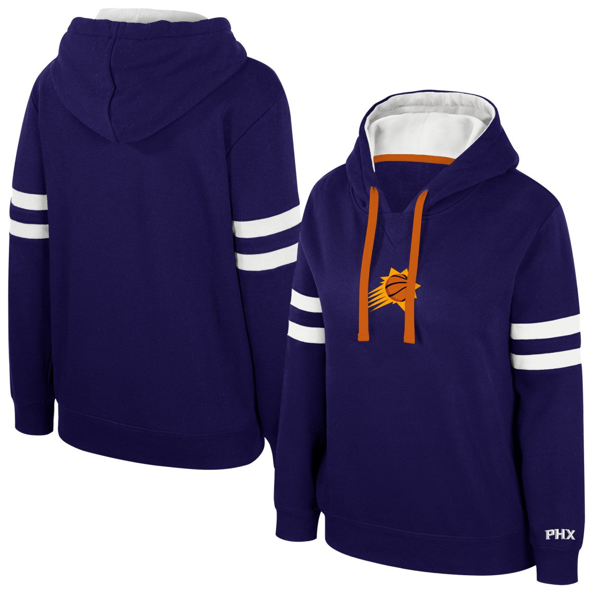 Purple Phoenix Suns Stadium Essentials Women's Road Game Pullover Hoodie | NBA
