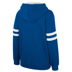 Blue New York Knicks Stadium Essentials Women's Road Game Pullover Hoodie | NBA