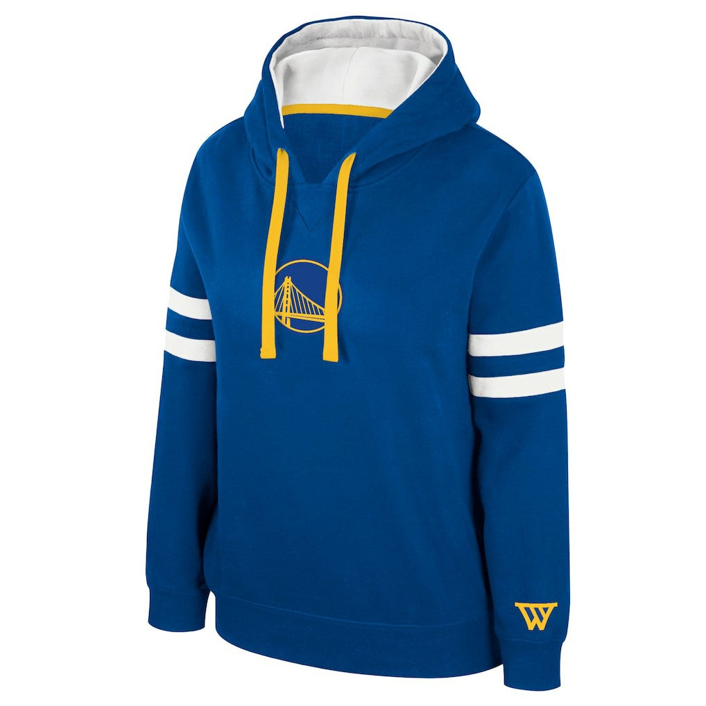 Royal Golden State Warriors Stadium Essentials Women's Road Game Pullover Hoodie sale | NBA