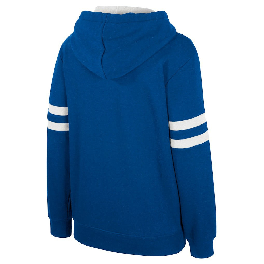 Royal Golden State Warriors Stadium Essentials Women's Road Game Pullover Hoodie sale | NBA