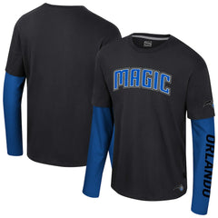 Black Orlando Magic Stadium Essentials Unisex Spectator 2fer Long Sleeve T-Shirt | NBA