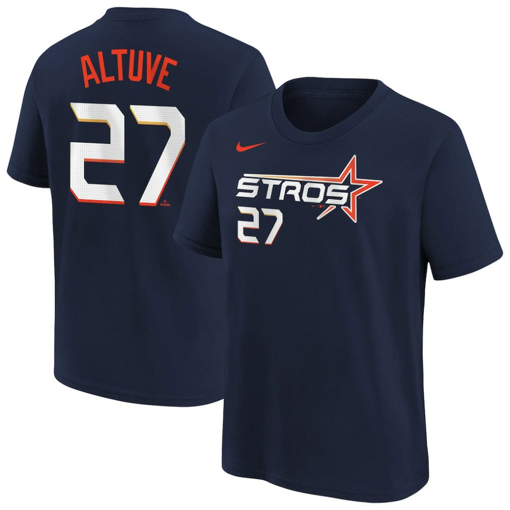 Jose Altuve Houston Astros Nike Youth Fuse City Connect Name & Number T-Shirt - MLB T-shirts
