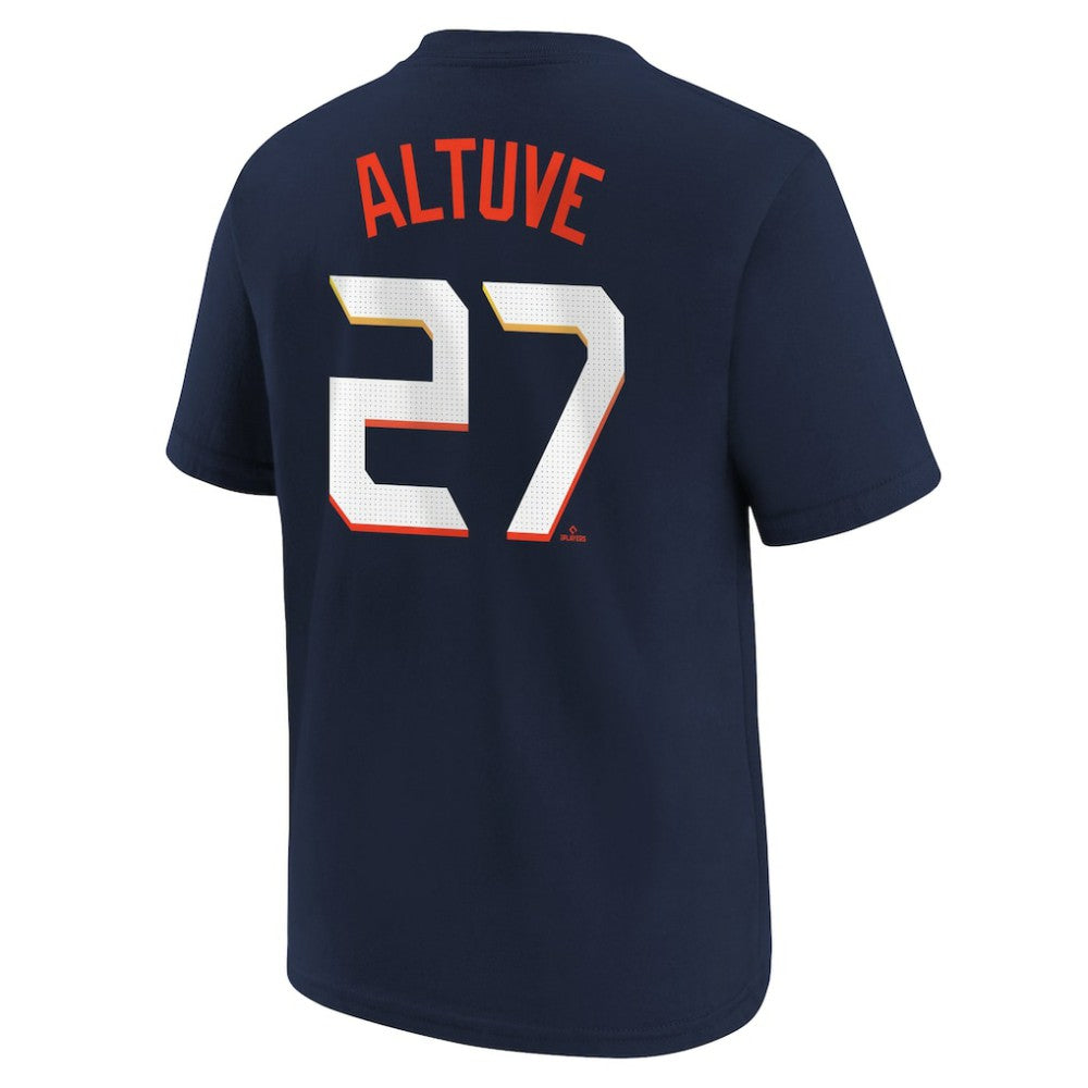 Jose Altuve Houston Astros Nike Youth Fuse City Connect Name & Number T-Shirt - MLB T-shirts