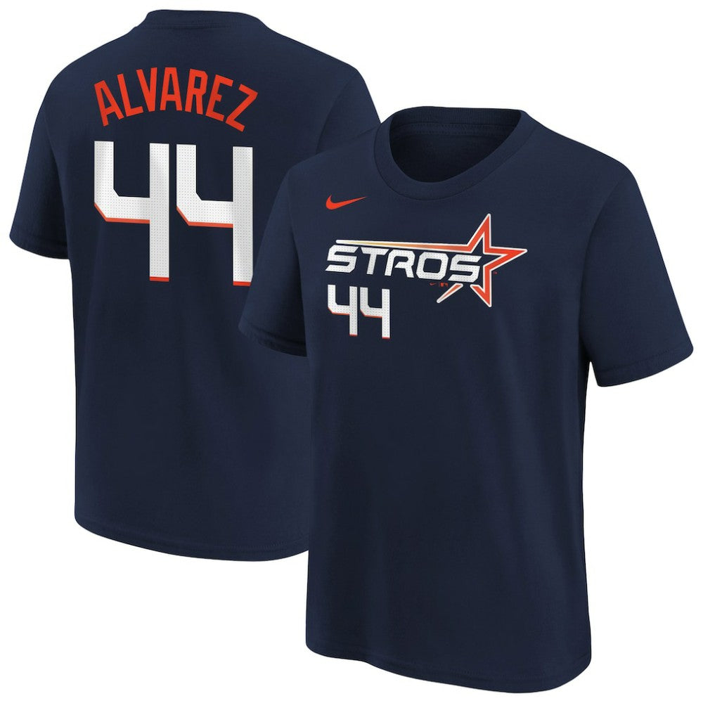 Yordan Alvarez Houston Astros Nike Youth Fuse City Connect Name & Number T-Shirt - MLB T-shirts