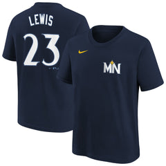 Royce Lewis Minnesota Twins Nike Youth Fuse City Connect Name & Number T-Shirt - MLB T-shirts