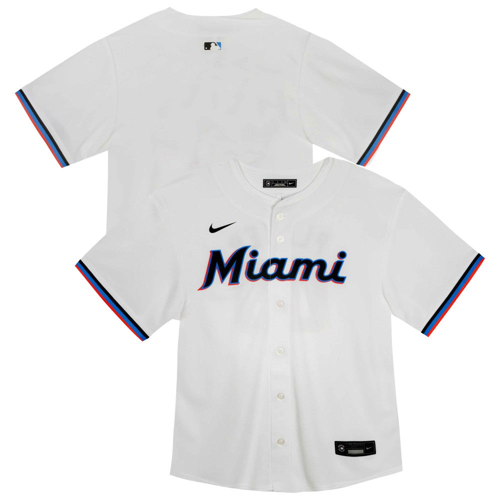 Miami Marlins Nike Youth Home Game Jersey - MLB Jerseys
