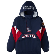 Winnipeg Jets OVO x Starter Half-Zip Hooded Jacket -  NHL Jackets