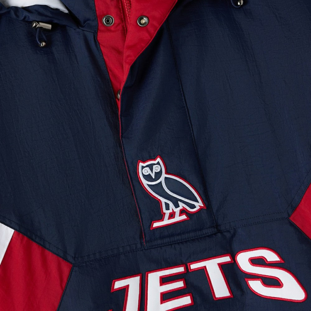 Winnipeg Jets OVO x Starter Half-Zip Hooded Jacket -  NHL Jackets