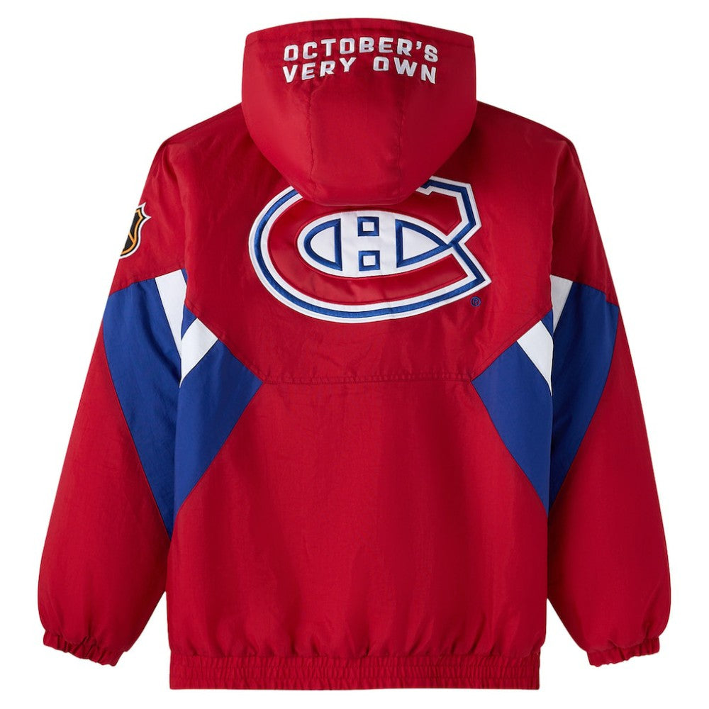 Montreal Canadiens OVO x Starter Half-Zip Hooded Jacket -  NHL Jackets