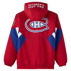Montreal Canadiens OVO x Starter Half-Zip Hooded Jacket -  NHL Jackets