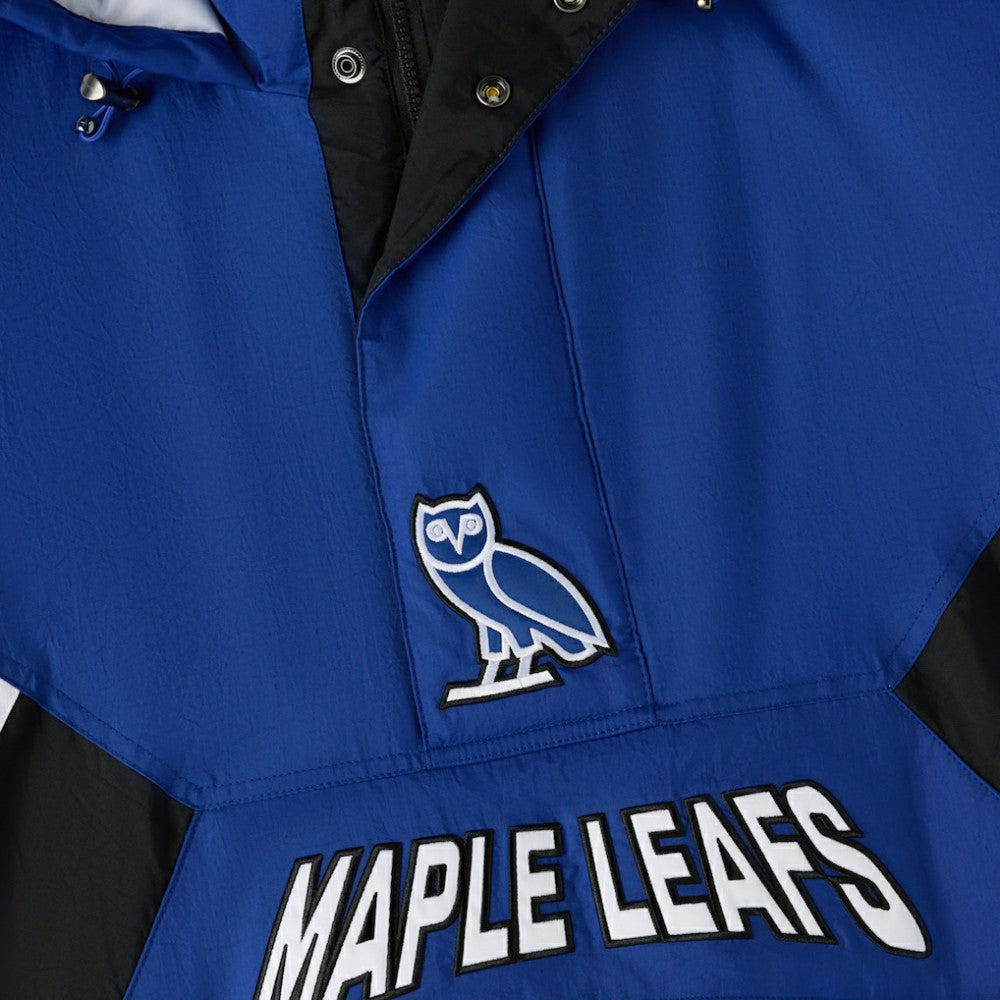 Toronto Maple Leafs OVO x Starter Half-Zip Hooded Jacket -  NHL Jackets