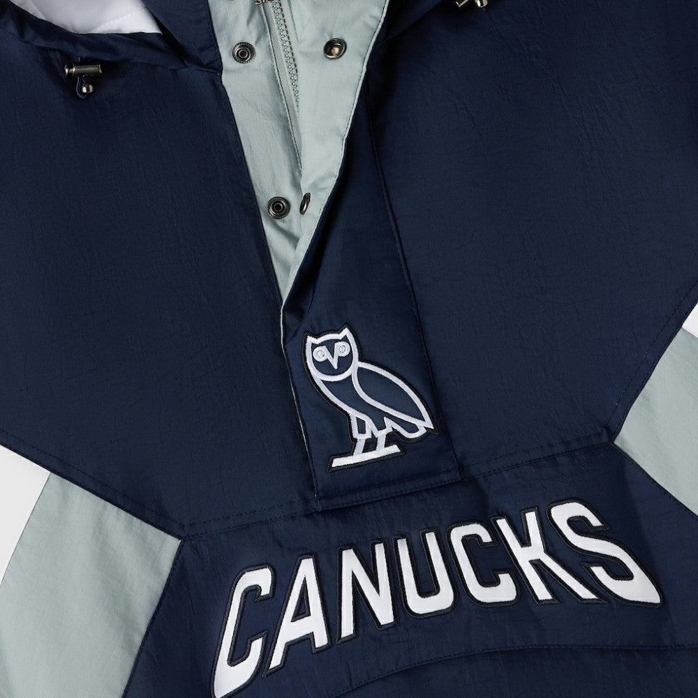 Vancouver Canucks OVO x Starter Half-Zip Hooded Jacket -  NHL Jackets