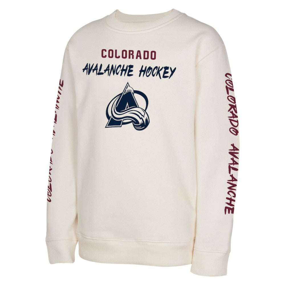Colorado Avalanche Youth Star Power Pullover Sweatshirt -  NHL Sweatshirts