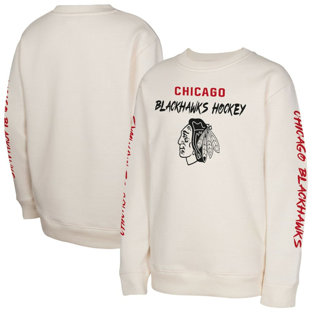 Chicago Blackhawks Youth Star Power Pullover Sweatshirt -  NHL Sweatshirts