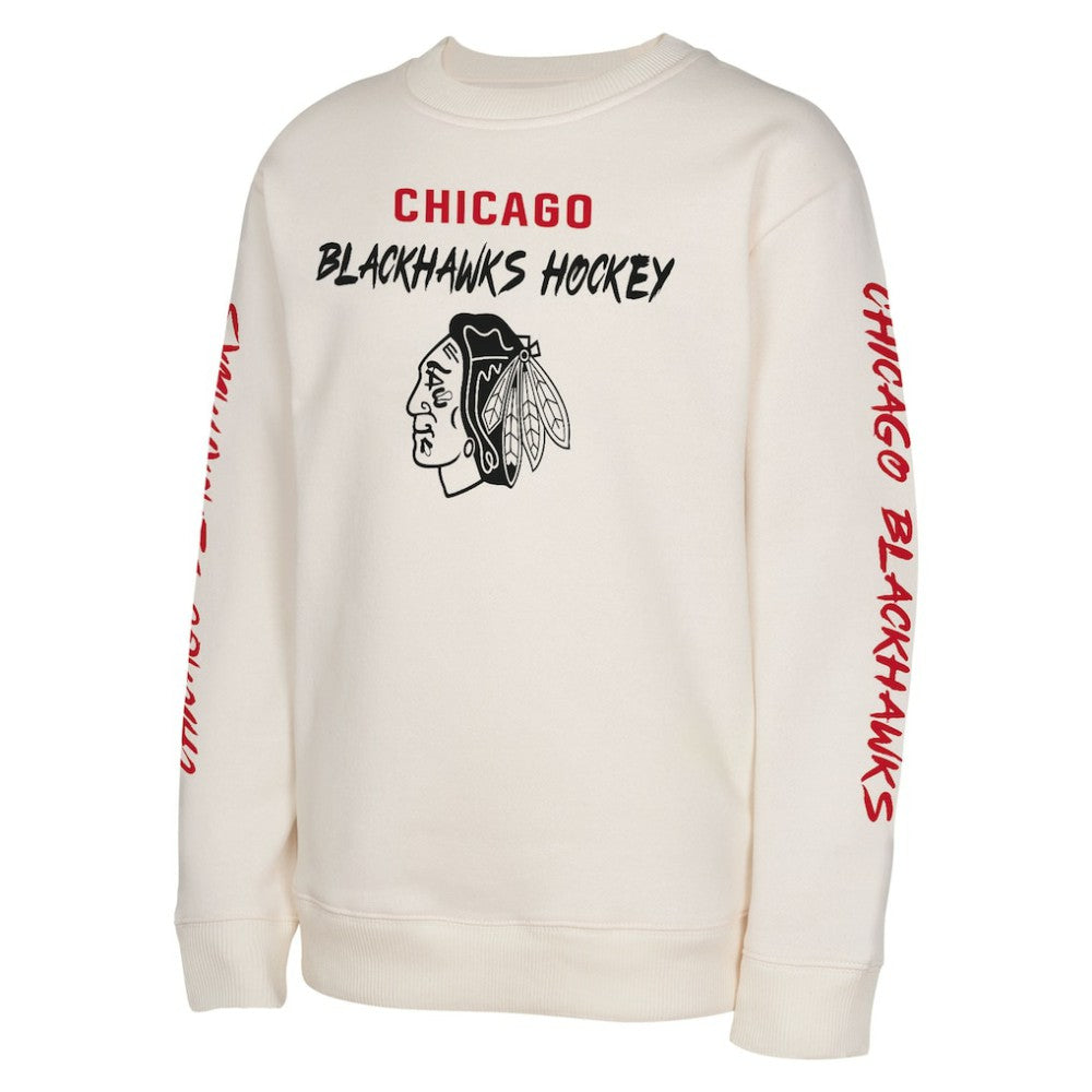 Chicago Blackhawks Youth Star Power Pullover Sweatshirt -  NHL Sweatshirts