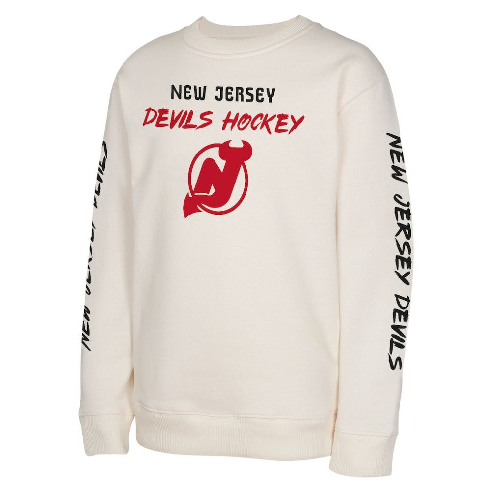 New Jersey Devils Youth Star Power Pullover Sweatshirt -  NHL Sweatshirts