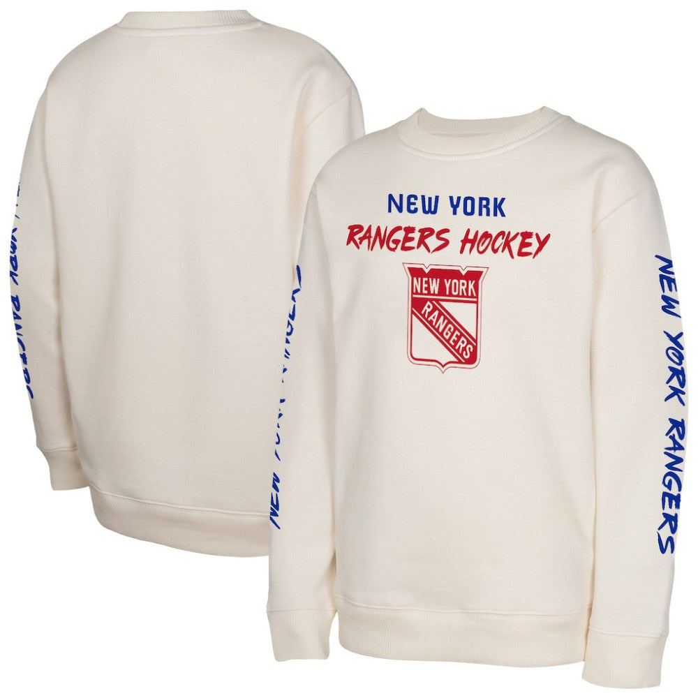 New York Rangers Youth Star Power Pullover Sweatshirt -  NHL Sweatshirts