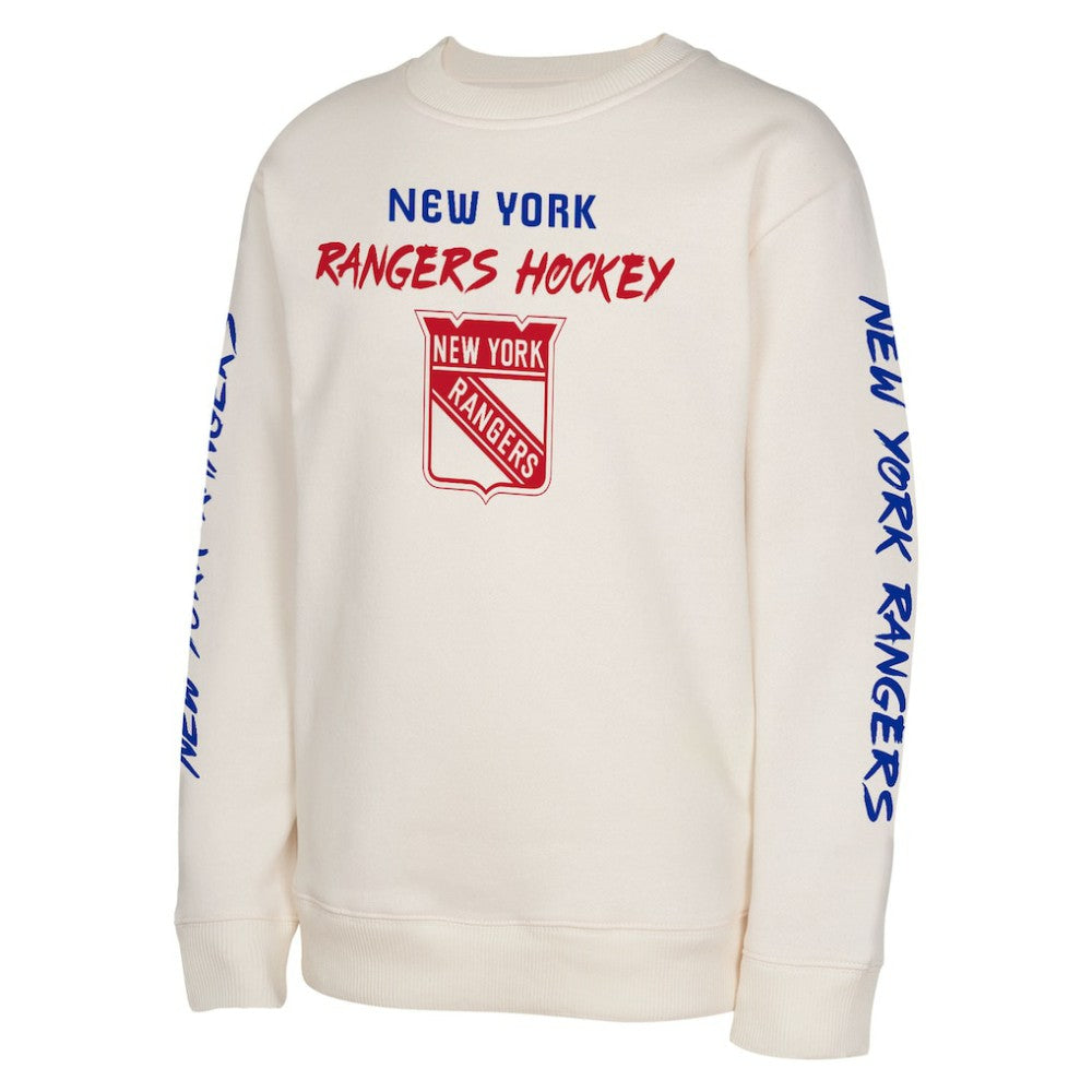 New York Rangers Youth Star Power Pullover Sweatshirt -  NHL Sweatshirts