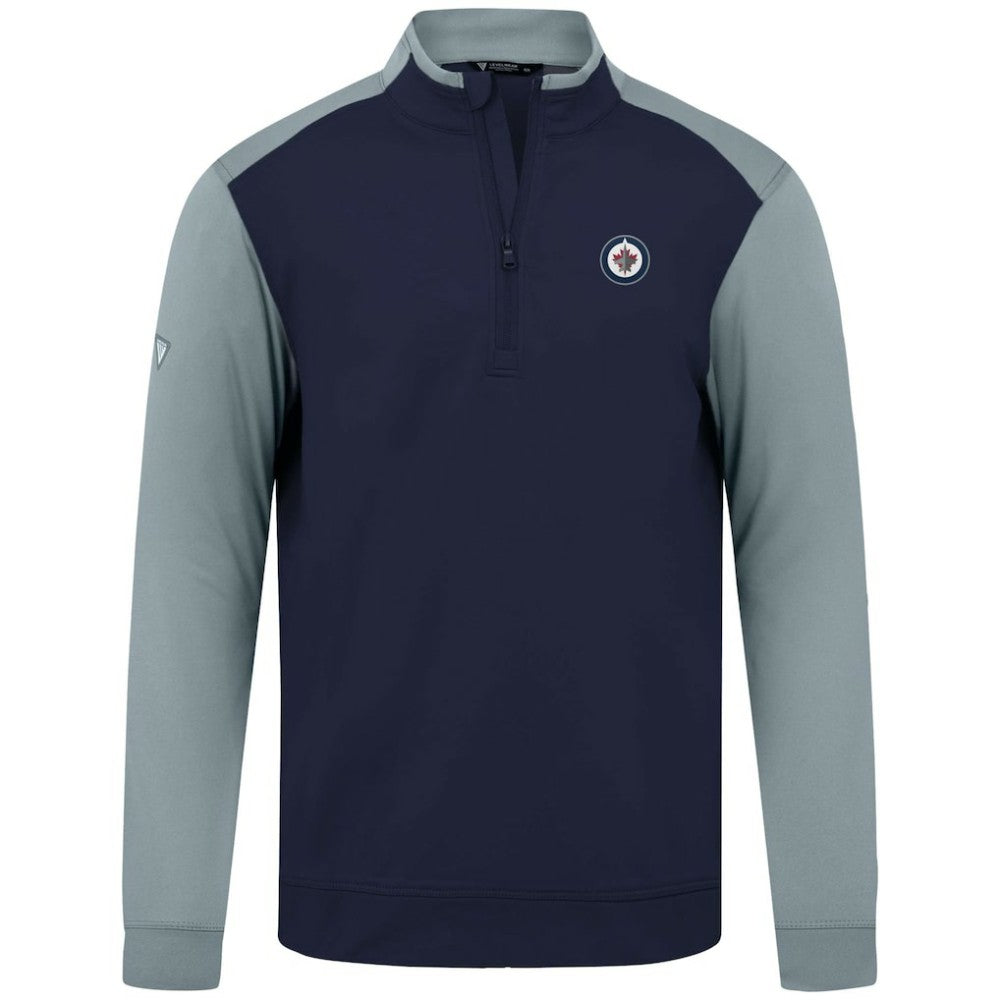Winnipeg Jets Levelwear Bayou Insignia Core Quarter-Zip Pullover Top -  NHL Pullover