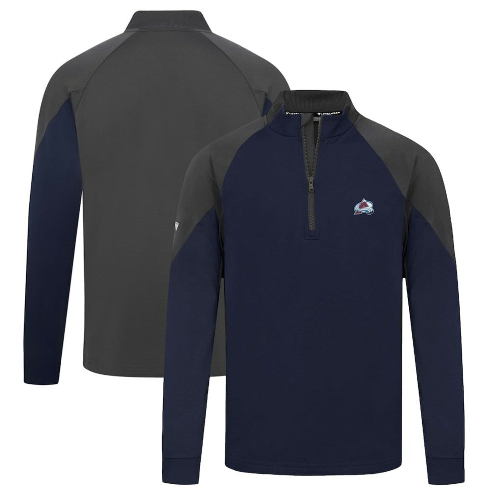Colorado Avalanche Levelwear Cadet Insignia Core Quarter-Zip Pullover Top -  NHL Pullover