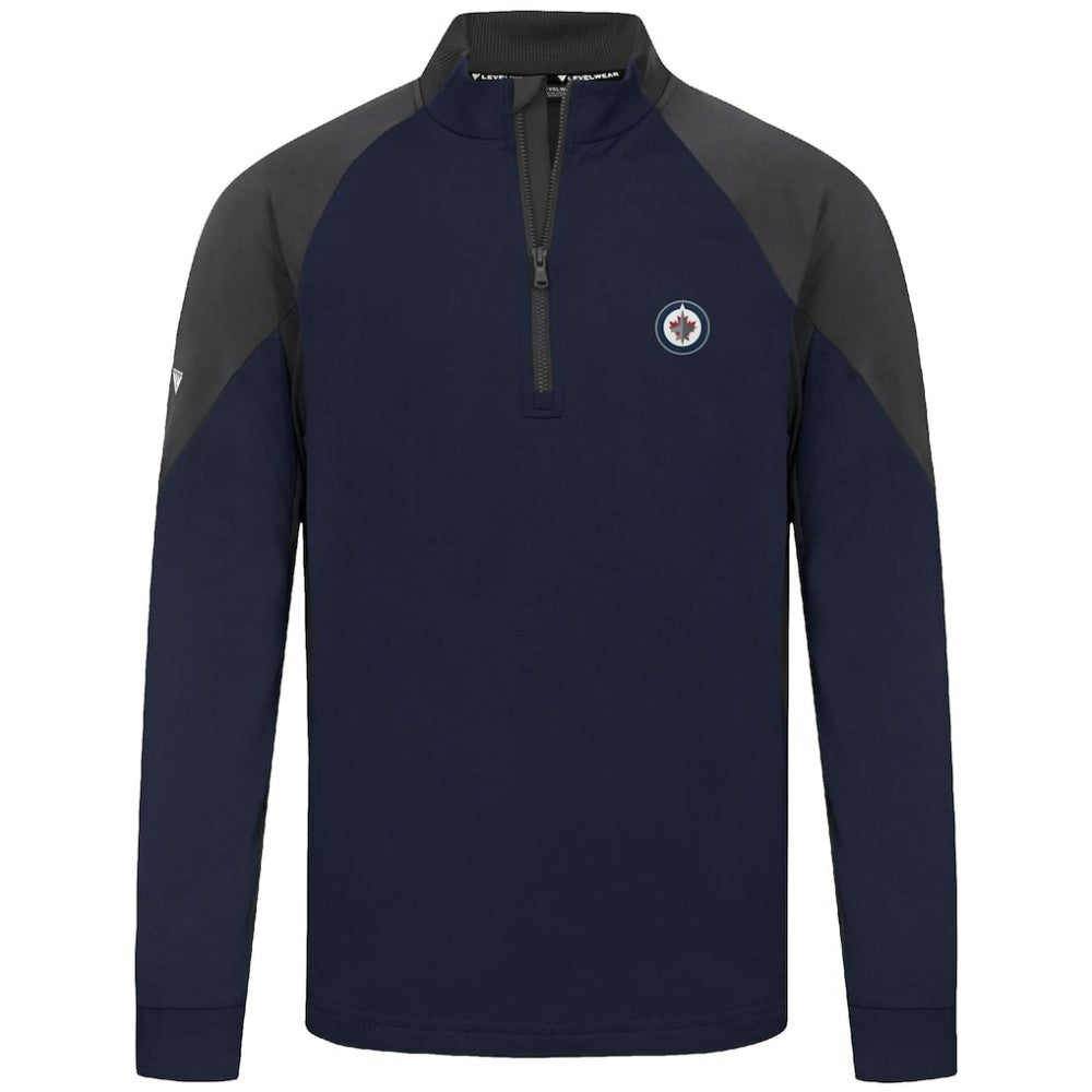 Winnipeg Jets Levelwear Cadet Insignia Core Quarter-Zip Pullover Top -  NHL Pullover